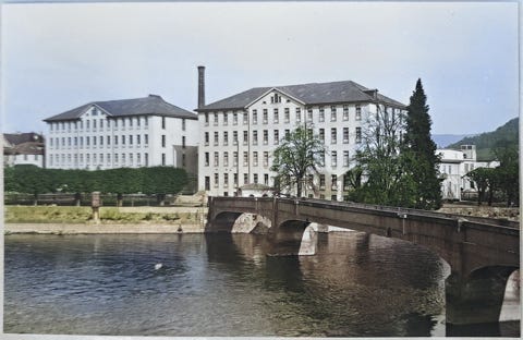 Spinnereibrücke von Fritz Pulfer, Windisch, 1945, Kunzareal